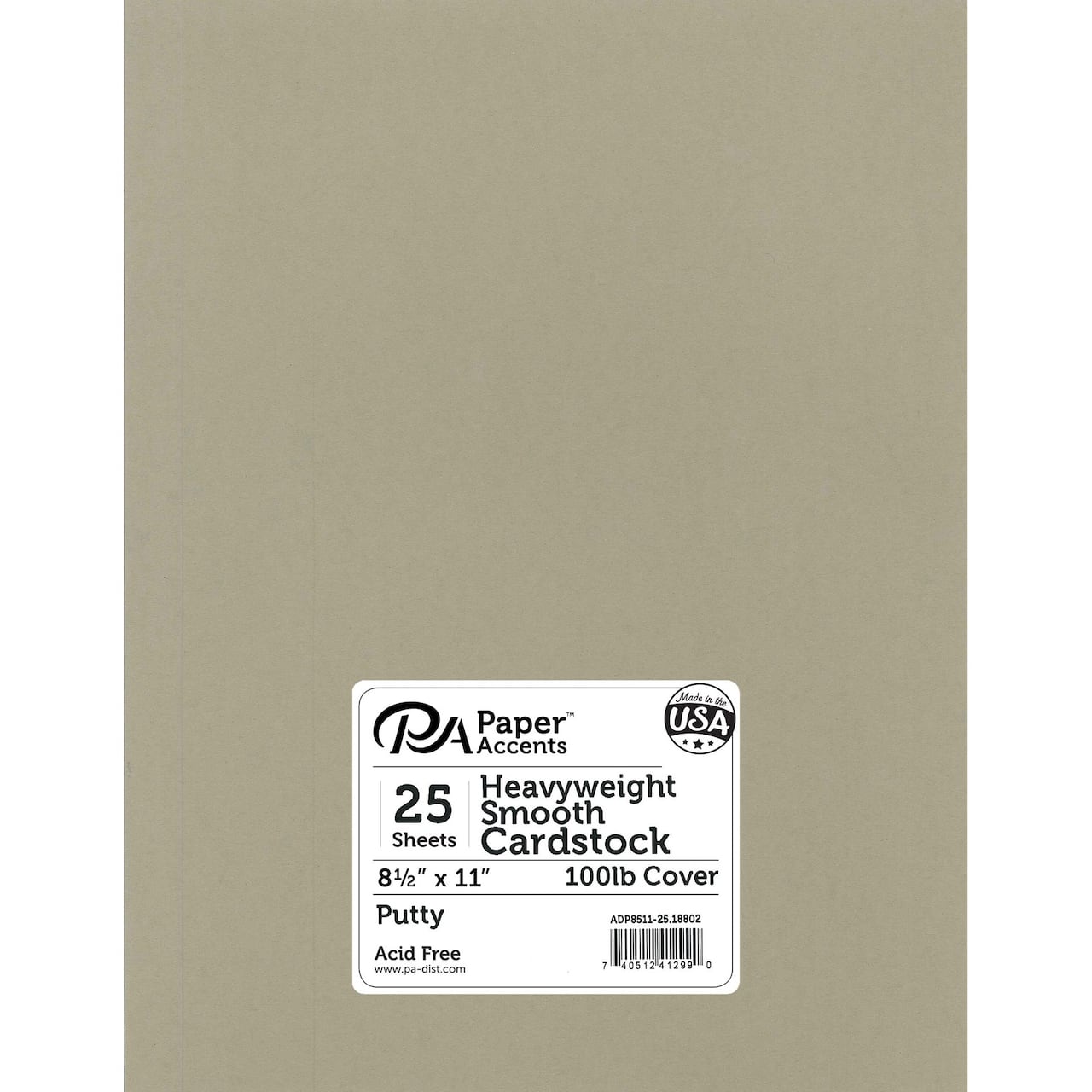 PA Paper™ Accents 8.5" x 11" 100lb. Smooth Cardstock, 25 Sheets